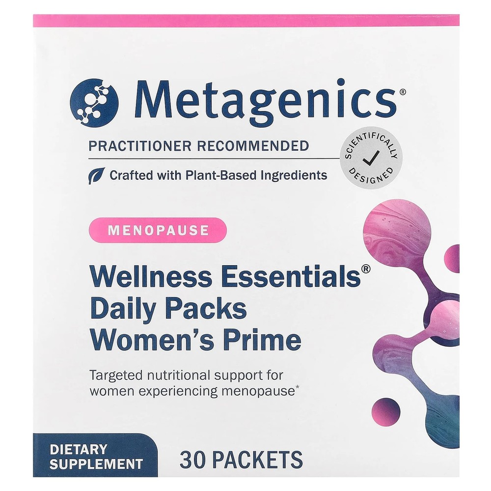 2 X Metagenics, Wellness Essentials�, Daily Packs Women’s Prime, 30 Packets