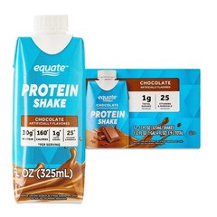 Equate High Performance Protein Shake, Strawberry, 11 fl oz, 12 Ct New