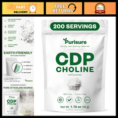 CDP Choline Powder 50g – Cognitive Function, Focus & Energy Booster, 200 Serving