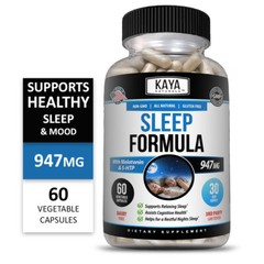 (2 Pack) Deep Sleep Formula, Fall Asleep & Stay Asleep, Melatonin Sleeping Aid