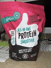FlavCity Chocolate Covered Strawberry Protein Powder Grass Fed Whey 20 Serving
