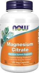 NOW Foods Magnesium Citrate 400 mg 120 Veg Caps