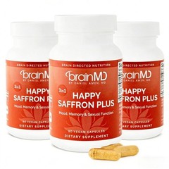 NEW LUXRY Happy Saffron Plus by BrainMD,Positive Mood & Emotional Wellness