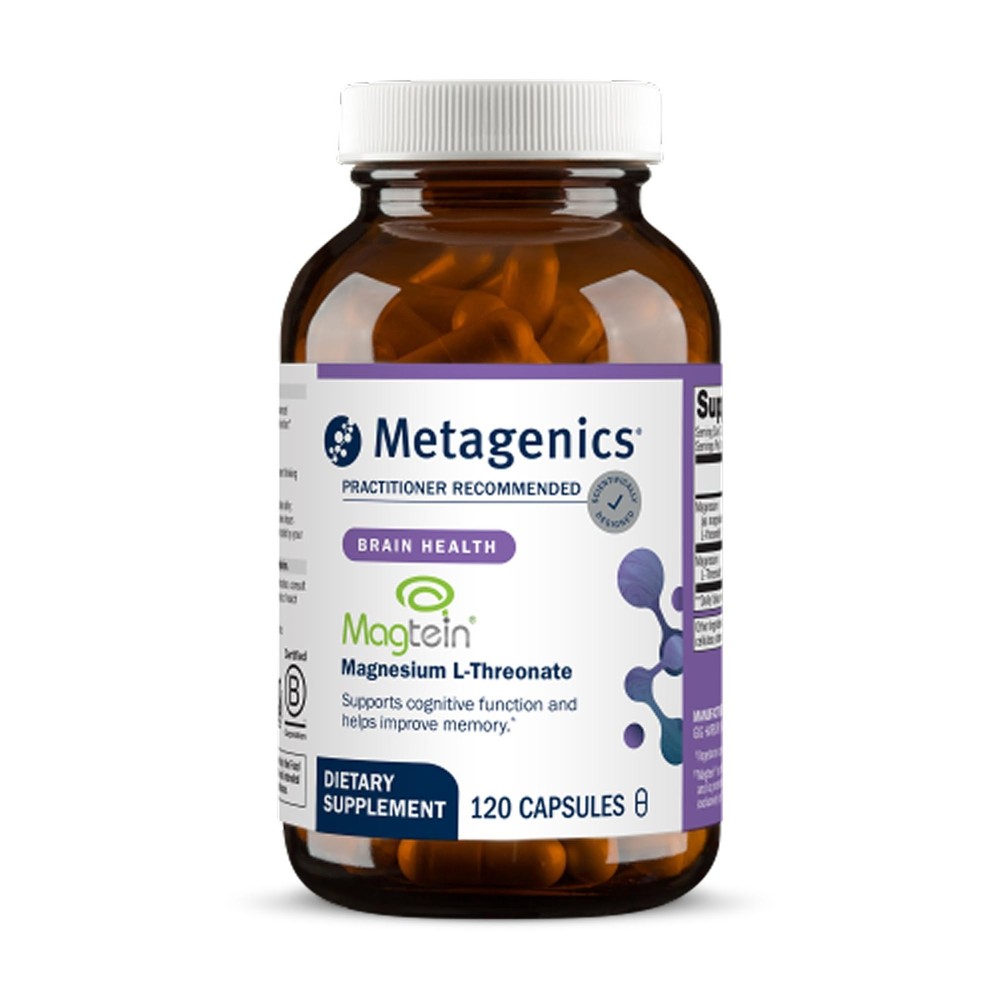 Metagenics Magnesium L-Threonate – Magtein Magnesium for Brain Health, Memory…