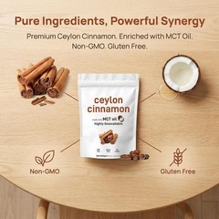 2X Ceylon Cinnamon 7200mg Equivalent Bioavailable MCT Oil 300 Softgels
