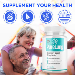 (2 Pack) PureLung Advanced Lung Support Supplement Pure Lung 120 Capsules