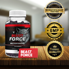 (5 Pack) Beast Force Male Performance, BeastForce Max Strength (5 Month Supply)