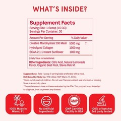 Peach Perfect Women Creatine Collagen BCAA 30 Servings