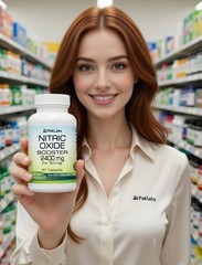 Nitric Oxide Booster 2400mg capsules serving – USA Deal.