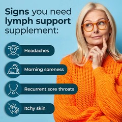 LYMPH SYSTEM Support,Detox and Cleanse Support. Vegan Supplement CAPSULES