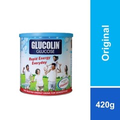 Glucolin Glucose 420g Rapid Energy Enriched with Vitamin (Original Flavour)