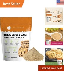 Nutrient-Rich Debittered Brewer’s Yeast 12oz – Smoothies, Cookies & Dog-Friendly