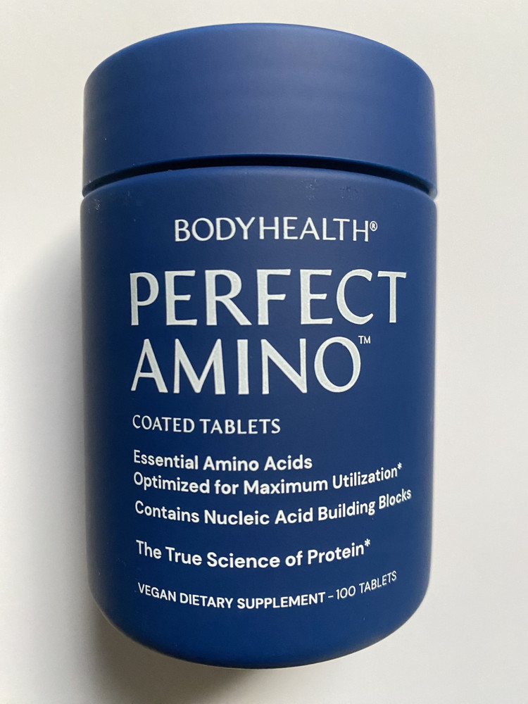BodyHealth Perfect Amino 100 Tablets Essential Amino Acids Vegan Keto Supplement
