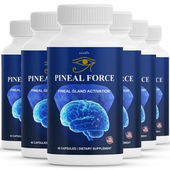 (6 Pack) Pineal Force Nootropic Natural Brain Formula, PinealForce Capsules