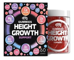 BIOTEQUE LAB Height Growth Support Increase Gummies Vitamins 60 Count