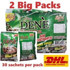 60x Sachets Detox Coffee Dene Fiber Cleansers Excrete Diet Weight Loss Slimming
