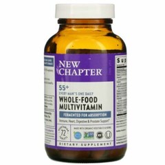 New Chapter Every Man’s One Daily 55+ Multivitamin Tablets – 72 Count