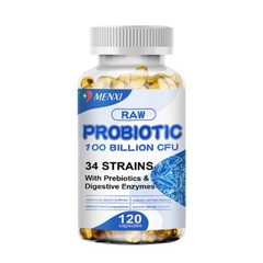 Probiotics Digestive Enzymes 100 Billion CFU Potency Immune Health 120 Pills