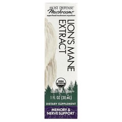 2 X Host Defense, Mushrooms�, Lion’s Mane Extract, 1 fl oz (30 ml)