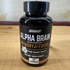 Alpha Brain Memory Focus Daily Cognitive Support 90 CAPSULES Free Shipping