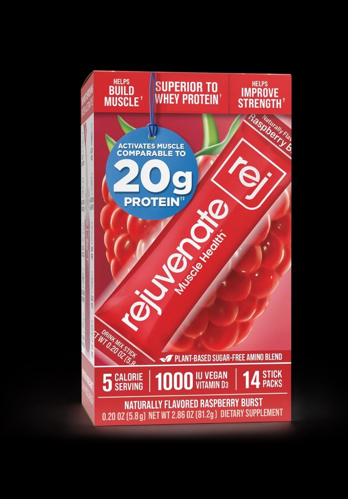 EAA+BCAA Drink Mix Alternative to Whey Protein 20g Protein 1,000 IU Vitamin D3