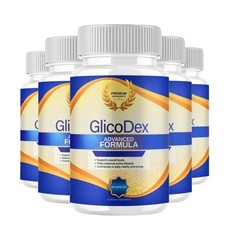 5-Pack Glicodex Capsules – Glycodex Blood Health Support Capsules – 300 Caps