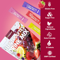 Electrolyte Hydration Packets – Best Electrolytes Drink Mix – Sugar Free Formula