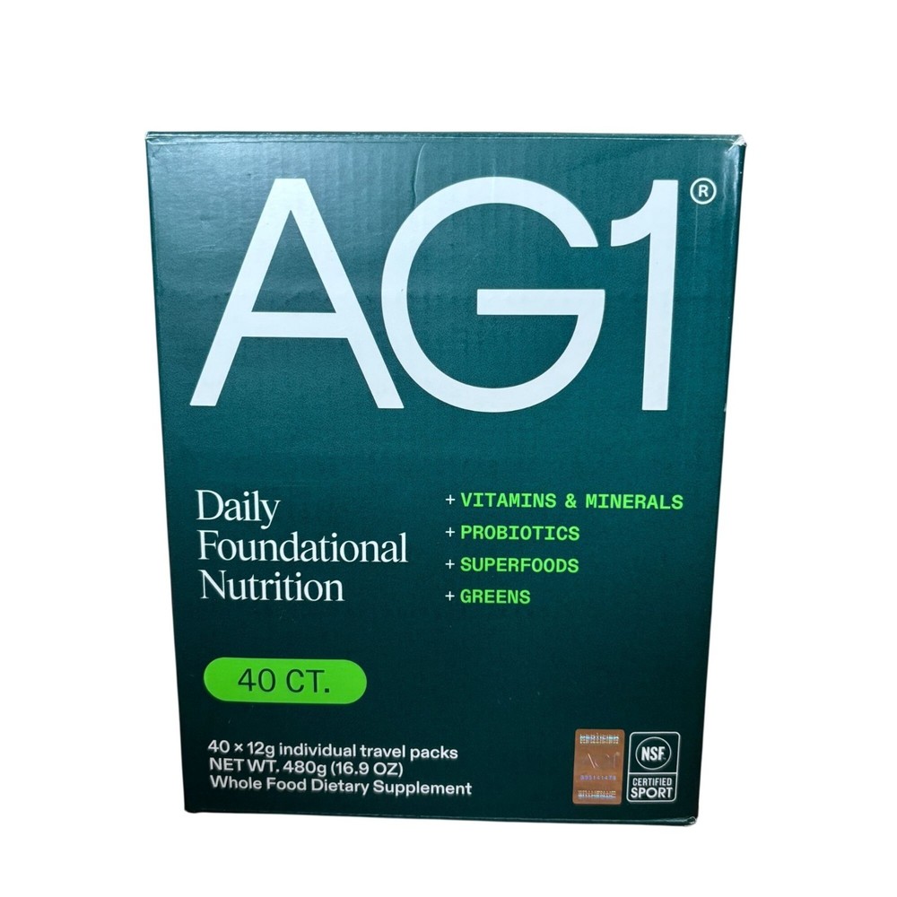 AG1 Daily Foundational Nutrition 40 Ct