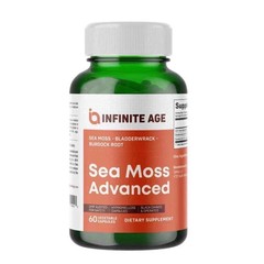 INFINITE AGE Superfood, 1250mg Moss Advanced Sea High-Potency, Vegan – 60 Count