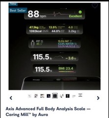 Axis Advanced Full Body Analysis Scale – Caring Mill™ by Aura