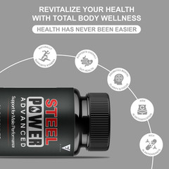 Steel Power Advanced Performance Supplement, Steel Power (60 Capsules)