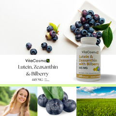 Lutein 40mg with Zeaxanthin Bilberry 400mg Eye Health Support Supplement, 240Cap