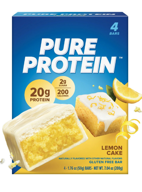 Pure Protein Pure Protein Bars Non-GMO, High Protein, Lemon Cake, 12 Count