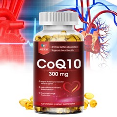 Coenzyme Q-10 300mg Antioxidant,Heart Health Support,Increase Energy,Stamina MX