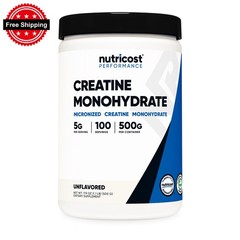 Nutricost Creatine Monohydrate Powder 500g Unflavored Free Ship