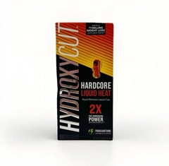 Hydroxycut Hardcore Liquid Heat Weight Loss Supplement 60 Ct Ex 01/28 Box Damage