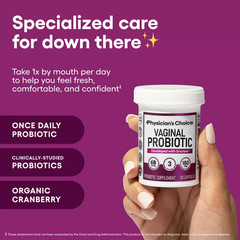 Physician’s CHOICE Probiotics For Women – PH Balance, Odor Control, Yeast Balanc