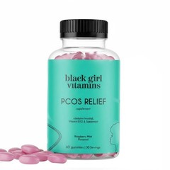Black Girl Vitamins PCOS Relief – Cycle Support for Women – 60 Gummies US