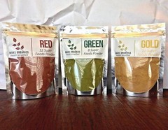 MAXX Organics Vital Athletic GREENS GOLD REDS SUPERFOOD Polyphenol Juice Blends
