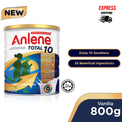 2x ANLENE Total 10 Calcium Collagen Adult Milk Powder Vanilla 800g -DHL SHIPPING