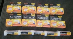 Airborne Immune Support Zesty Orange (130 Tabs TOTAL) ~EXP: 1/27