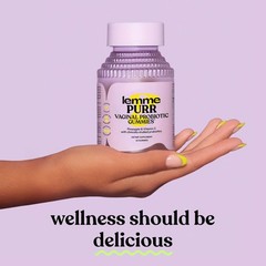 Lemme Purr Vaginal Probiotic Gummies, 30 Count, Pineapple Flavor, Womens Health