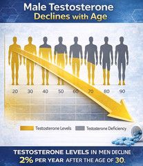 High T Testosterone Booster 60 Capsules | Energy Strength Daily Support for Men