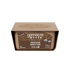 GoMacro MacroBar Organic Vegan Protein Bars – Protein Variety Pack (2.3-2.4 O…