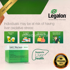 4 BOX LEGALON 30’s 140mg Milk Thistle Madaus Germany Traditionally Use for Liver