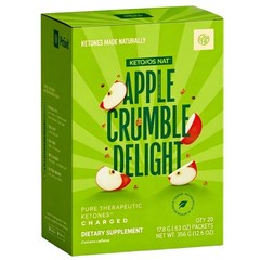Pruvit Ketones Keto OS Nat APPLE CRUMBLE DELIGHT CHARGED. 20 Pk