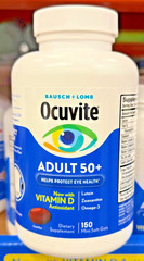 Bausch + Lomb Ocuvite Adult 50+ Eye Vitamin & Mineral Supplement 150 Softgels