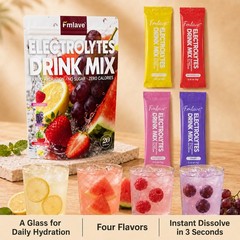 Electrolyte Hydration Packets – Best Electrolytes Drink Mix – Sugar Free Formula