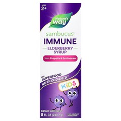 2 X Nature’s Way, Kids Sambucus�, Immune Elderberry Syrup, Ages 2+, 8 fl oz (24