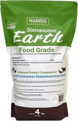 Diatomaceous Earth Food Grade, 4lb with Powder Duster Included in the Bag